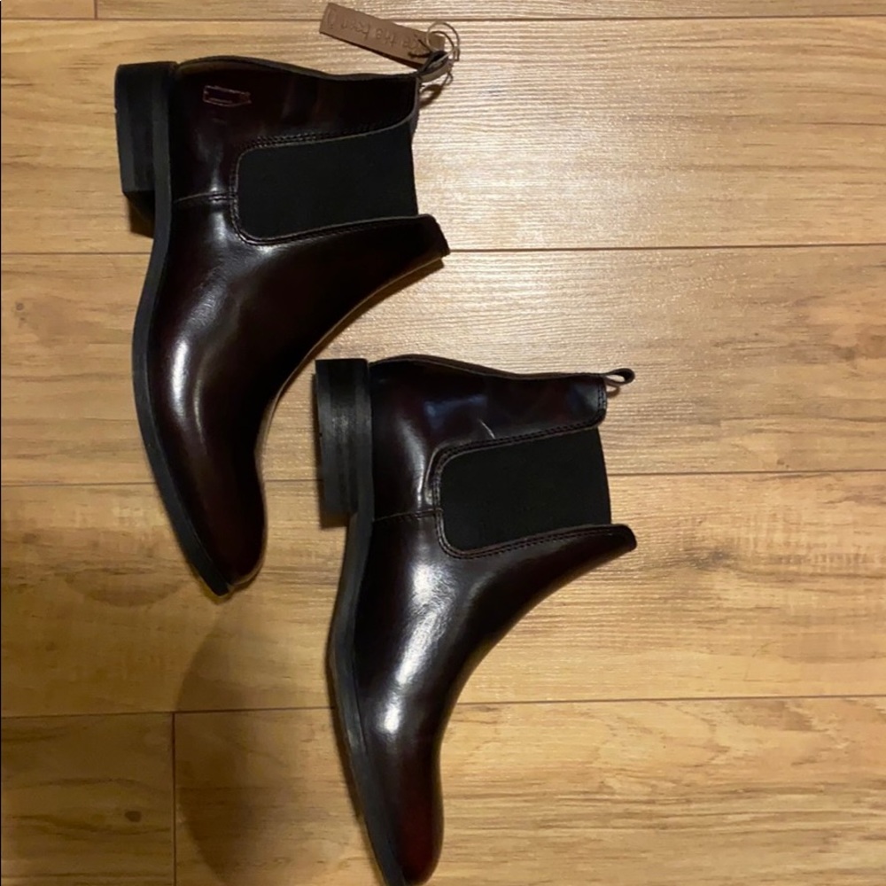 Shoe the bear wine coloured Chelsea boots